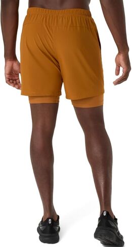 ASICS Men's 7IN 2 in 1 Short Running Apparel in Kuwait