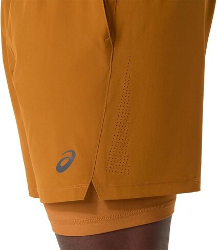 ASICS Men's 7IN 2 in 1 Short Running Apparel in Kuwait