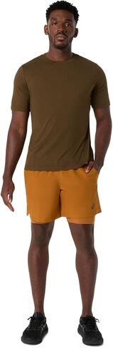 ASICS Men's 7IN 2 in 1 Short Running Apparel in Kuwait
