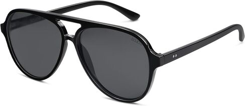 نظارات شمسية SOJOS Retro Polarized Aviator للنساء والرجال كلاسيكية بجسر مزدوج SJ2201 in Kuwait