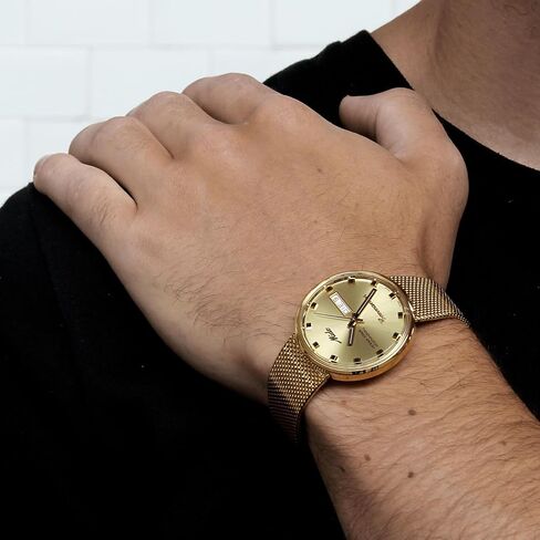 Mido Men's M8429.3.21.1 Analog Swiss Automatic Gold Plated Watch in Saudi Arabia