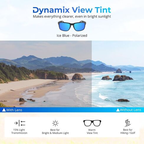 عدسات بديلة مستقطبة من Dynamix لـ Oakley Fives Squared | سهل التركيب | تناسب تماما | أسود خالص in Kuwait