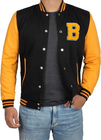 جاكيت Decrum Letterman للرجال - سترات صوفية للرجال من الصوف بنمط بيسبول المدرسة الثانوية in Kuwait