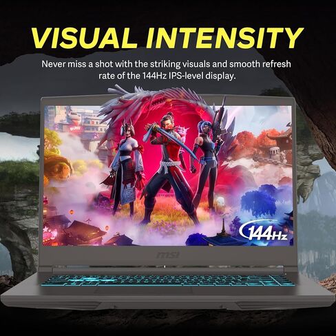 2021 MSI GF63 Thin Gaming 15.6 بوصة FHD كمبيوتر محمول، Intel Core i5-10300H (Beats i7-9750H)، ذاكرة وصول عشوائي 16 جيجابايت، 256 جيجابايت PCIe SSD، لوحة مفاتيح بإضاءة خلفية، GeForce GTX 1650 MaxQ، كاميرا ويب عالية الدقة، ويندوز 10، أسود، بطاقة USB 32 جيجا in Saudi Arabia