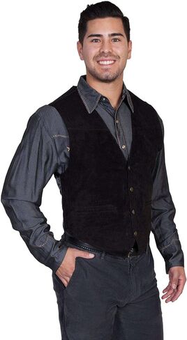 Scully Men's Suede Leather Western in Kuwait
