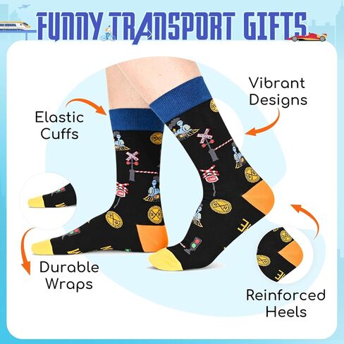 Zmart Unisex Firefighter Police Barber Pilot Navy Racing Socks, Gifts For Wrestling Car Racing Train Lover in Kuwait