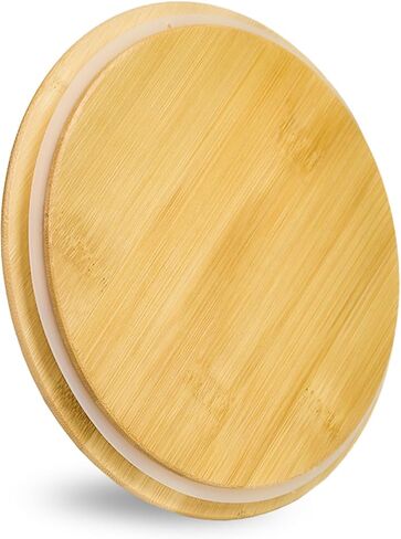 Replacement Wooden Lids for Pyrex, Anchor Hocking Glass Containers 7402-PC*2, Bamboo Lids for Pyrex 7Cup Glass Bowls, Bowl Covers with Leakproof 2 Pack in Saudi Arabia