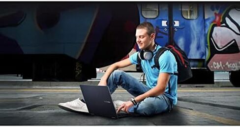 كمبيوتر محمول ASUS VivoBook Flip 14 رفيع وخفيف 2 في 1، شاشة لمس FHD مقاس 14 بوصة، AMD Ryzen 5 5500U، ذاكرة وصول عشوائي 8 جيجابايت، 512 جيجابايت SSD، قلم ستايلس، قارئ بصمات الأصابع، نظام التشغيل Windows 10 Home، أسود مفصل، TM420UA-DS52T in Saudi Arabia