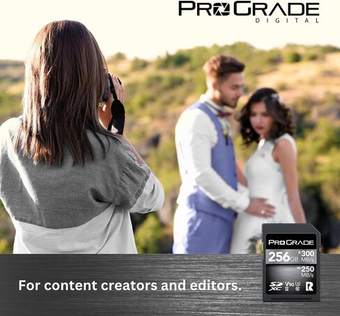 ProGrade Digital SDXC UHS-II V90 Iridium Memory Card (128GB) | Read speed up to 300MB/s and write speed up to 200MB/s for fast capture, file transfers, and professional workflows in Saudi Arabia