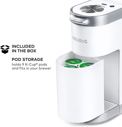 ماكينة صنع القهوة Keurig K-Mini Plus، مُجددة معتمدة، أسود (متجدد) in Kuwait
