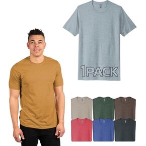 Next Level 6200 Multipack Men Bulk Bundle Polyester/Cotton T-Shirt 3 | 6 | 10 Pack - Short Sleeve Crewneck Tees for Adults in Kuwait