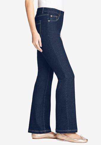 Woman Within Plus Size Stretch Denim Five-Pocket Bootcut Jeans in Saudi Arabia