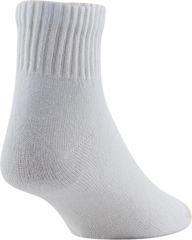 Gold Toe Men's Cotton Quarter Athletic Sock Six-Pack (13-15 / Shoe: 12-16, WHITE) in Saudi Arabia