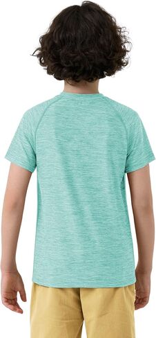 Willit Boy's Rash Guard Swim Shirts Short Sleeve UPF 50+ Sun Protection Shirt Youth SPF Fishing Quick Dry Shirt in Saudi Arabia