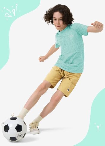 Willit Boy's Rash Guard Swim Shirts Short Sleeve UPF 50+ Sun Protection Shirt Youth SPF Fishing Quick Dry Shirt in Saudi Arabia