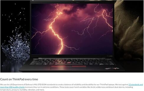 Lenovo ThinkPad X1 Carbon Gen 10 Intel Core i7-1260P, 14" WUXGA (1920x1200) Low Power IPS 400nits Anti-Glare, Touch, 16GB RAM, 1TB NVMe SSD, Backlit KYB Fingerprint Reader, Win11 Pro in Saudi Arabia