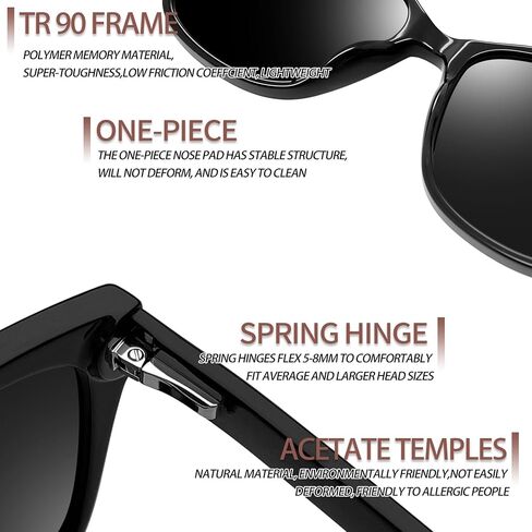 Joopin Oversized Cateye Sunglasses for Women, Fashion Metal Frame Cat Eye Womens Sunglasses in Kuwait