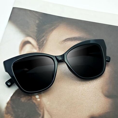 Joopin Oversized Cateye Sunglasses for Women, Fashion Metal Frame Cat Eye Womens Sunglasses in Kuwait
