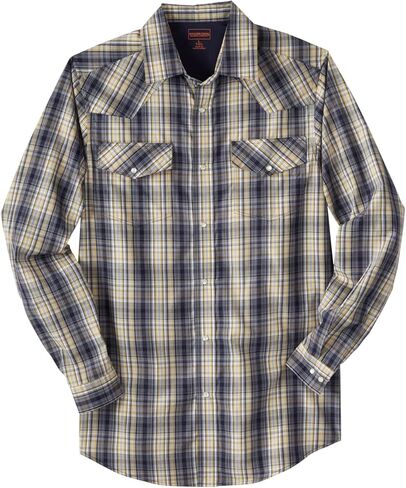 KingSize Boulder Creek Men's Big & Tall Western Snap Front Shirt in Kuwait