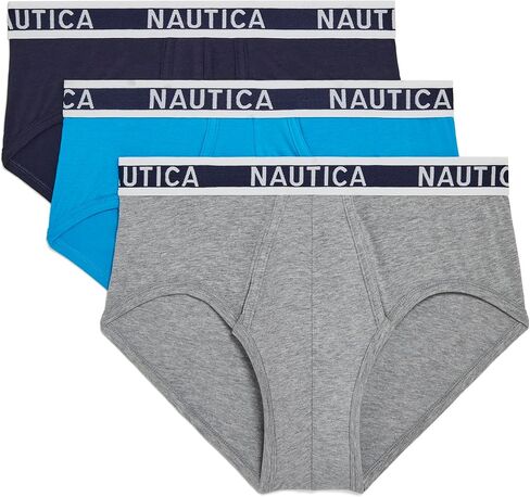 Nautica Men's Classic Cotton Stretch Multipack Briefs in Saudi Arabia