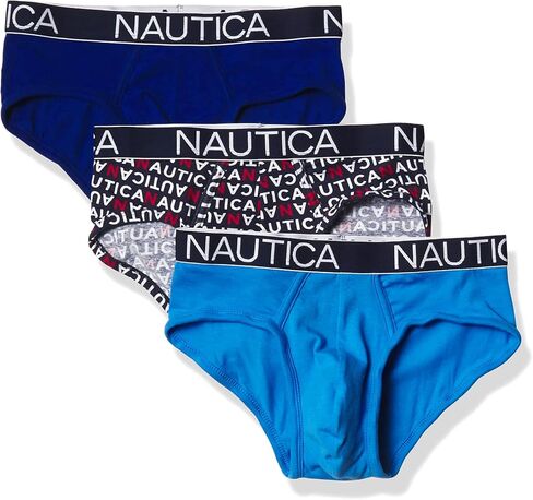 Nautica Men's Classic Cotton Stretch Multipack Briefs in Saudi Arabia