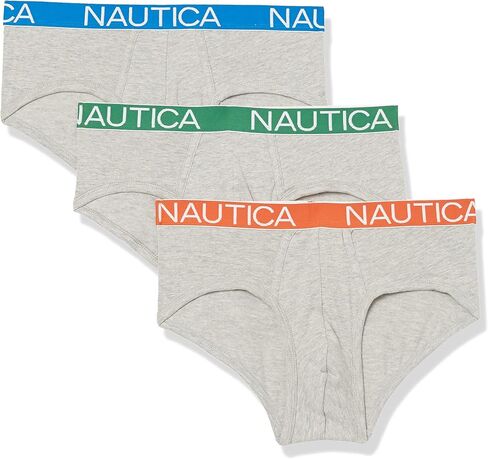 Nautica Men's Classic Cotton Stretch Multipack Briefs in Saudi Arabia