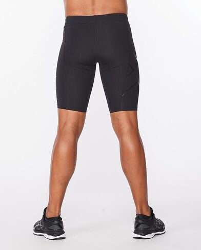 2XU Mens Force Compression Shorts for High Intensity Training and Fitness, Black/Gold, Medium in Saudi Arabia