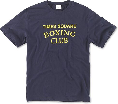 Times Square Boxing Club Gym T-Shirt - Vintage Boxing Apparel Workout Tees - Midnight Navy in Saudi Arabia