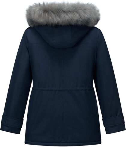 GGleaf Women's Quilted Winter Coat Warm Puffer Jacket Thicken Parka with Removable Hood in Saudi Arabia