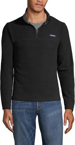 Lands' End Mens T100 Fleece Quarter Zip Radiant Navy Regular Medium in Saudi Arabia