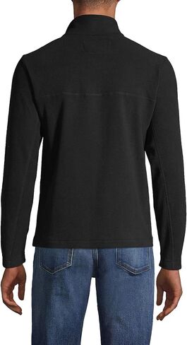Lands' End Mens T100 Fleece Quarter Zip Radiant Navy Regular Medium in Saudi Arabia