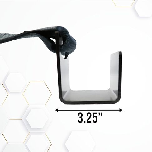 Boxer 2 Pack Roll Off Winch Strap with Flat Hook 4-inch x 5 feet - Heavy Duty Container Hook - Truck and Trailers in Saudi Arabia