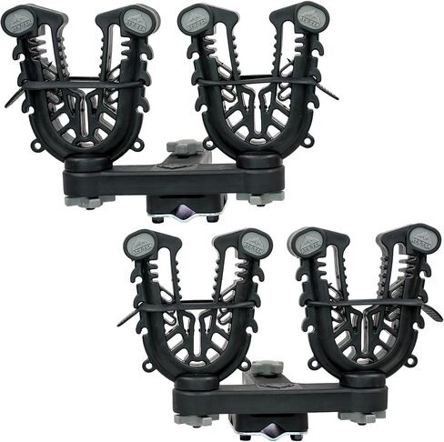 ATV TEK FFG2 FlexGrip Pro Mounting Double Rider – ATV Bow Holder and Rifle Rack, Universal Fit for ATV Rear Rack/Cargo Rack, Easy to Adjust Knobs, and Secure Hold on Rough Trails! in Saudi Arabia