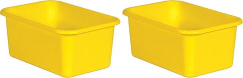 Teacher Created Resources® Yellow Small Plastic Storage Bin in Saudi Arabia