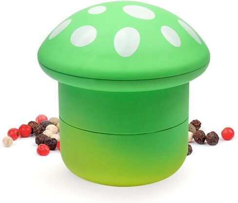 Kitchen Grinder【Mushroom Shape】Spice, Tea, Pepper Grinder Set, 2.5 * 3 inches, Colorful (Gradient Purple) in Saudi Arabia