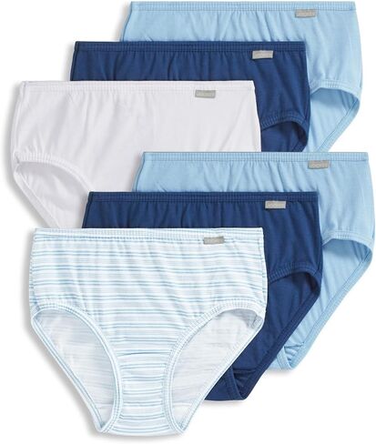 Jockey Women's Underwear Elance Hipster - 6 Pack, Grey Heather/Charcoal Heather/Black, 5 in Saudi Arabia