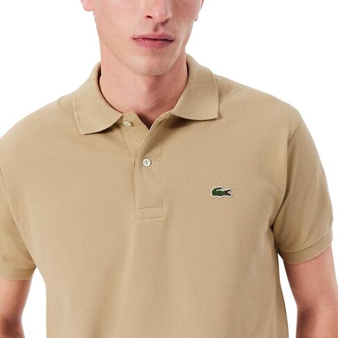 Lacoste Men's Short Sleeved Ribbed Collar Shirt in Saudi Arabia