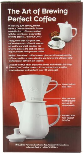 Melitta Gourmet Coffeemaker, Pack of 1, 36 ounces, Porcelain Carafe in Saudi Arabia