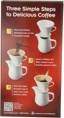 Melitta Gourmet Coffeemaker, Pack of 1, 36 ounces, Porcelain Carafe in Saudi Arabia