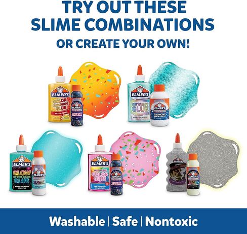 Elmer's All-Star Slime Kit, Includes Liquid Glue, Slime Activator, and Premade Slime, 9 Count in Saudi Arabia