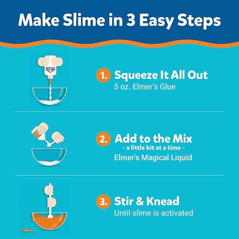 Elmer's All-Star Slime Kit, Includes Liquid Glue, Slime Activator, and Premade Slime, 9 Count in Saudi Arabia