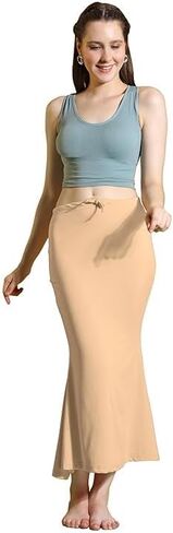 Jaanvi fashion Lycra Saree Shapewear Petticoat for Women, Cotton Blended,Petticoat,Skirts for Women,Shapewear in Kuwait