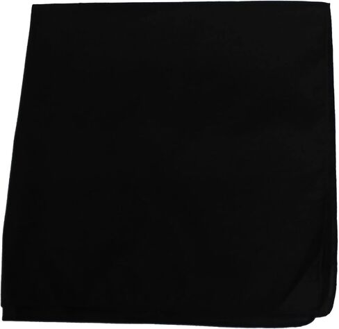 Mechaly Polyester XL Extra Large Solid Bandana - 27 x 27 Inches - 6 Pack in Kuwait