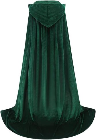 LMYOVE Hooded Velvet Cloak Cape for Adult, Christmas Halloween Dress up in Saudi Arabia