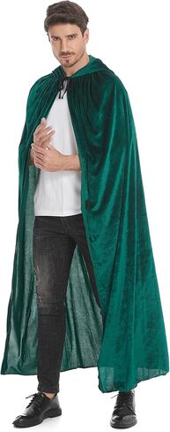 LMYOVE Hooded Velvet Cloak Cape for Adult, Christmas Halloween Dress up in Saudi Arabia