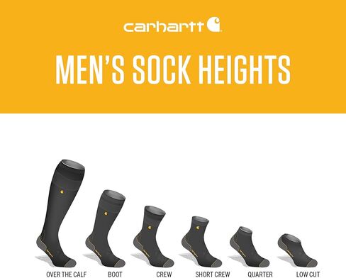 Carhartt Men's Heavyweight Synthetic-Wool Blend Crew Sock in Saudi Arabia