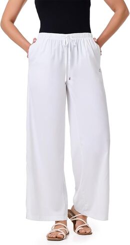 Women's Wide Leg Pants with Side Slits - UPF 50+ Sun Protection - Petra in Saudi Arabia