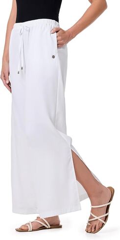 Women's Wide Leg Pants with Side Slits - UPF 50+ Sun Protection - Petra in Saudi Arabia