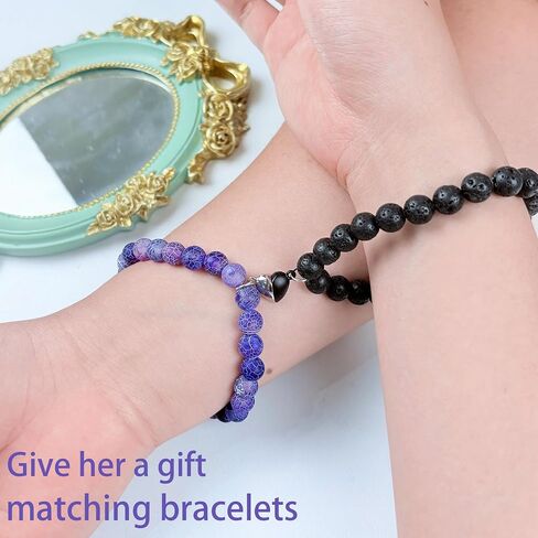 Couple BFF and Family Pairing Heart Bracelet -Couples BFF Accessories Gifts for Fans Party Dress Decor in Saudi Arabia