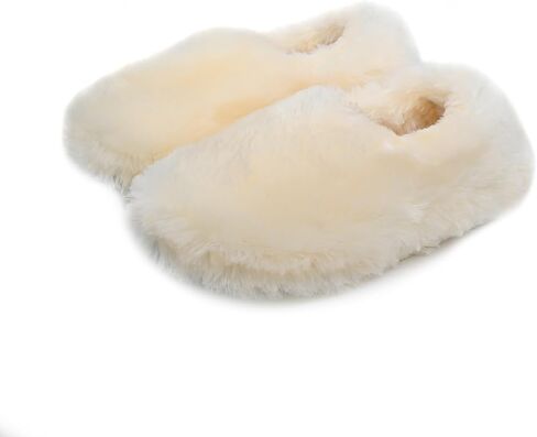 Fuzzy Winter Indoor Slippers for Women in Kuwait